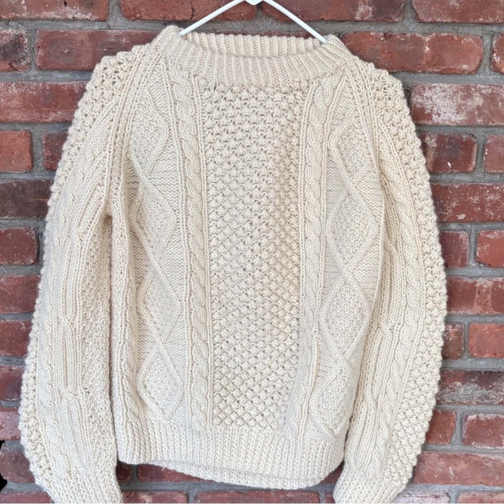 Cozy Cream Cable Knit Sweater